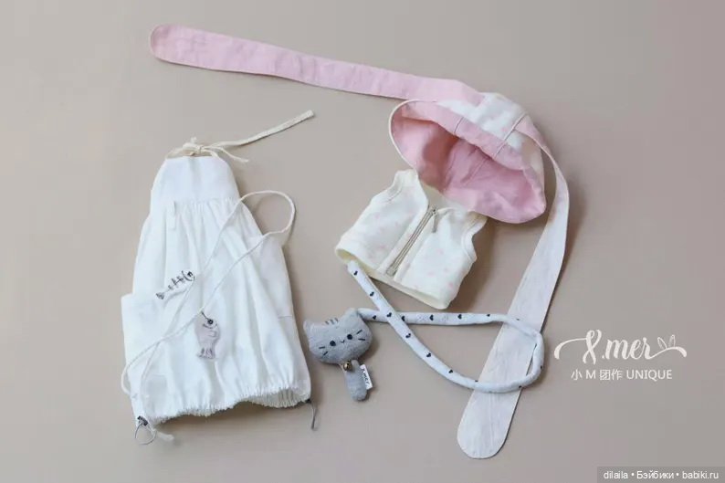 Выкройка PDF для куклы 1/4 BJD в натуральную величину + МК с фотоинструкциями (фото 2)