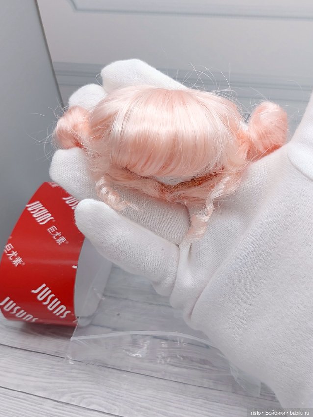 Парик Jusuns размер 6-7 с гульками персиковый блонд (фото 4)