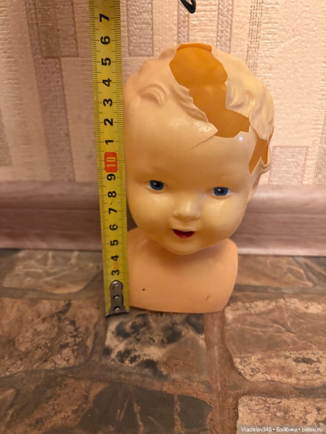 Винтажный редкий бюст — Винтажные куклы и игрушки детства (фото 2)
