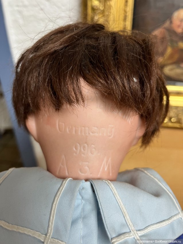 Антикварная кукла-мальчик Armand Marseille 996, бисквитный фарфор (фото 2)