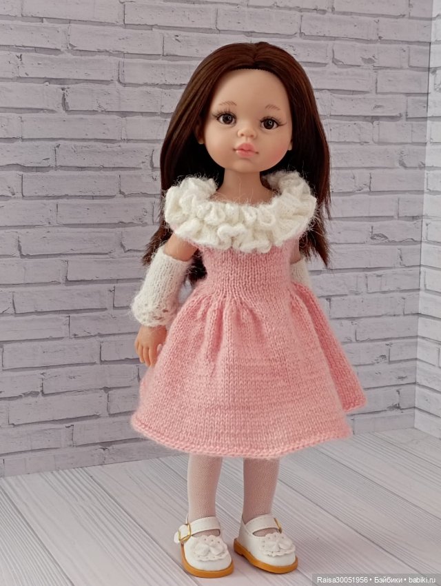 Платье для кукол Паола Рейна 32-34 см