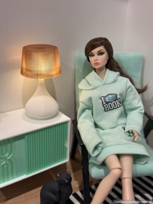 Лампа настольная для 1/6 — Миниатюра для кукол (фото 2)