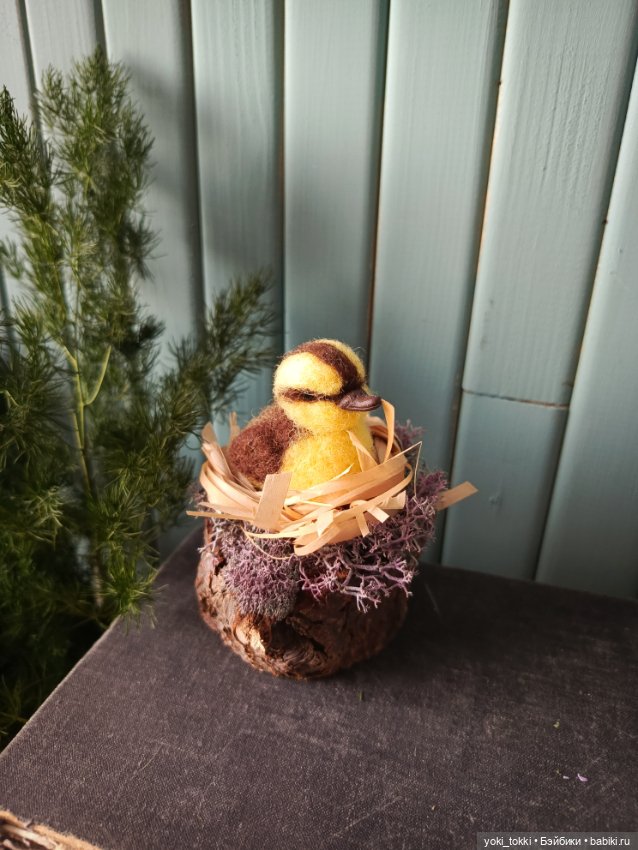 Уточка в гнезде — Авторские игрушки (фото 2)