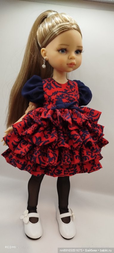 Платье для кукол Паола Рейна 32-34 см и им подобным