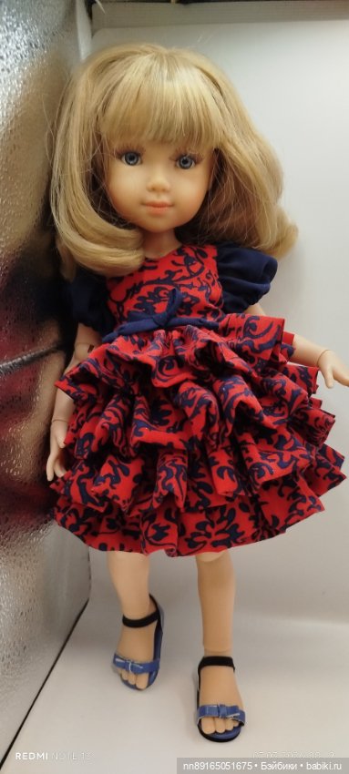 Платье для кукол Паола Рейна 32-34 см и им подобным (фото 8)