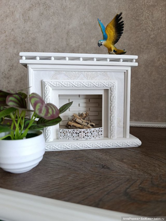 Камин "Айсберг" — Кукольная мебель (фото 2)