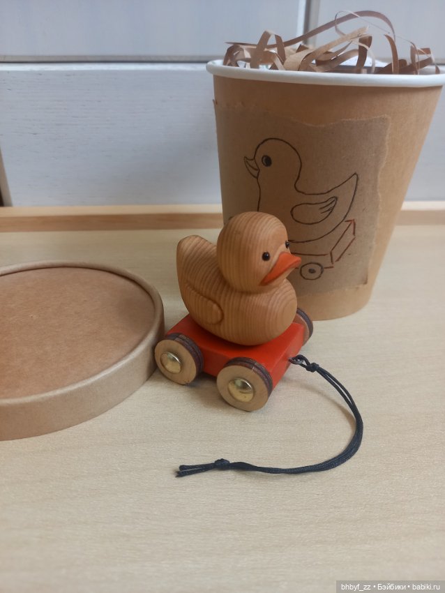 Утя из кедра — Авторские игрушки (фото 4)