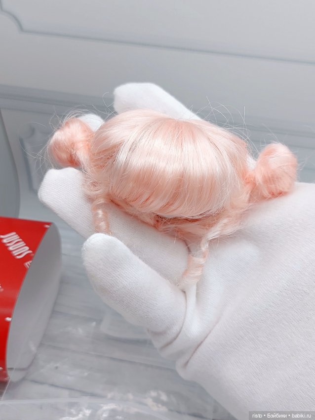 Парик Jusuns размер 6-7 с гульками персиковый блонд (фото 3)