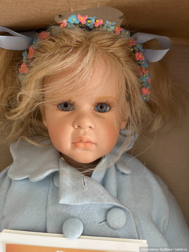 Hildegard Günzel "Philine" Waltershäuser Puppenmanufaktur новая в коробке рост 65 см (фото 9)