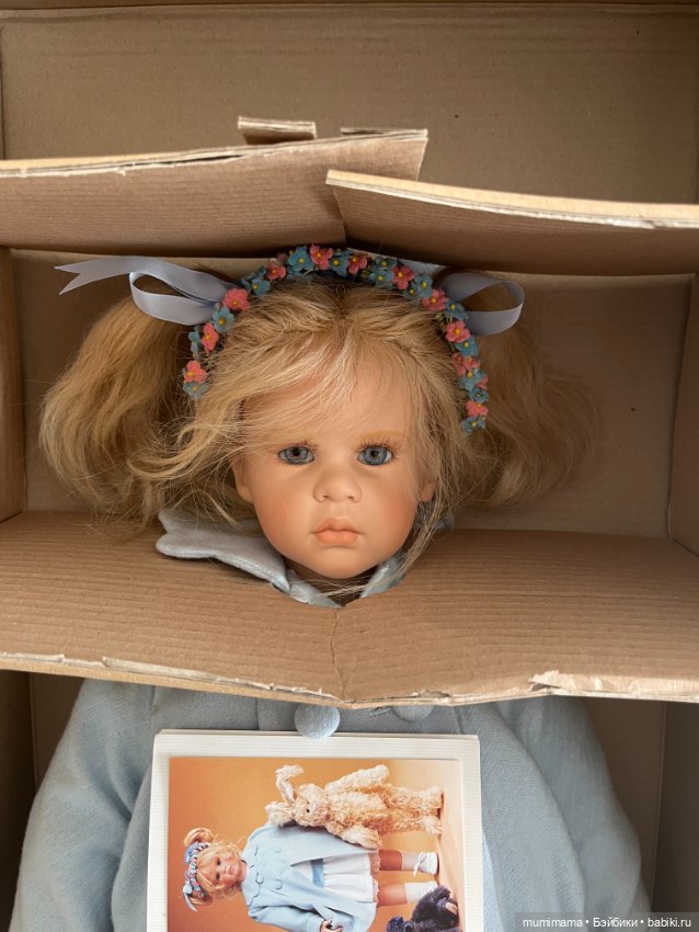 Hildegard Günzel "Philine" Waltershäuser Puppenmanufaktur новая в коробке рост 65 см (фото 5)