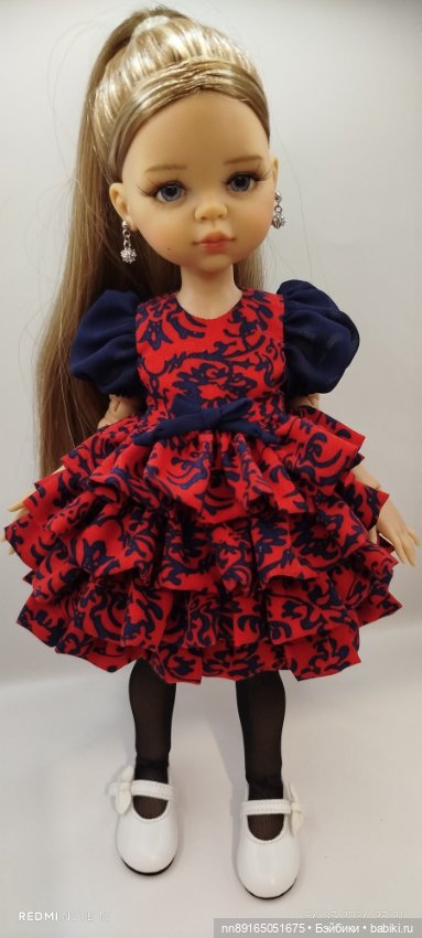 Платье для кукол Паола Рейна 32-34 см и им подобным (фото 5)