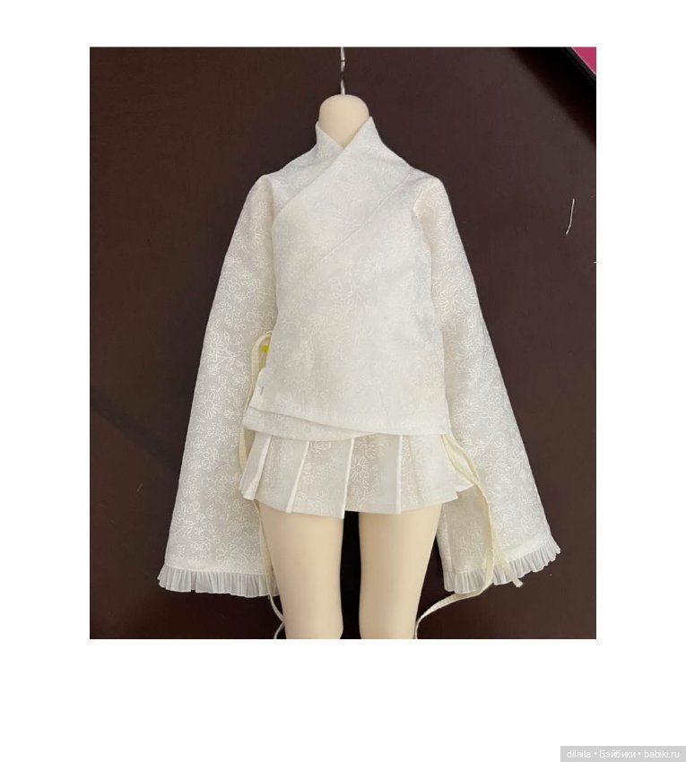 Выкройка кимоно для куклы 1/4 BJD; PDF в натуральную величину + пошаговый МК с фотоинструкциями (фото 6)