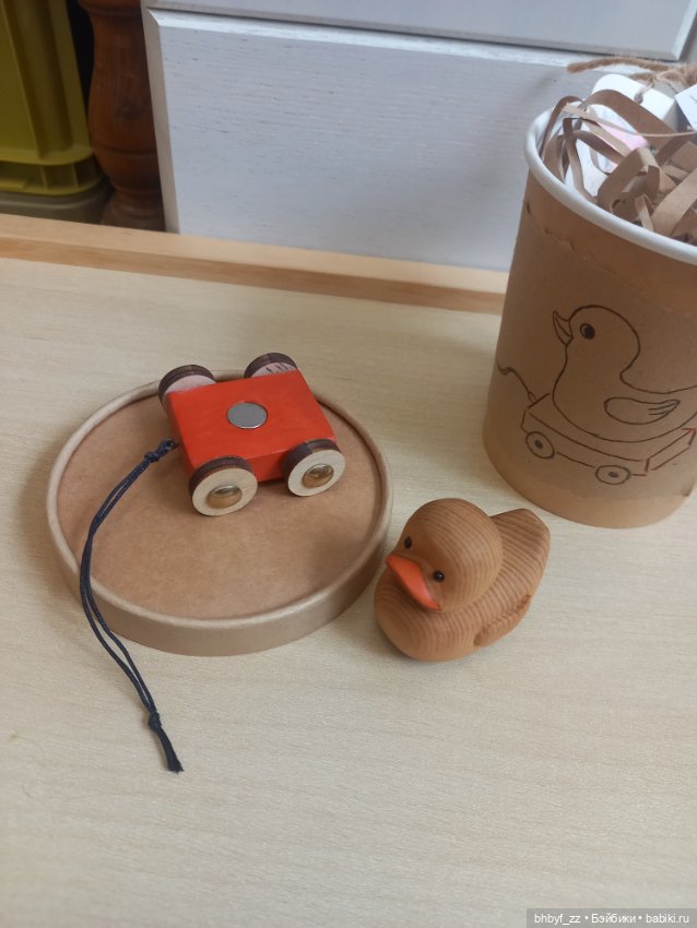 Утя из кедра — Авторские игрушки (фото 3)