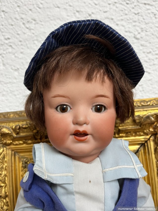 Антикварная кукла-мальчик Armand Marseille 996, бисквитный фарфор (фото 3)