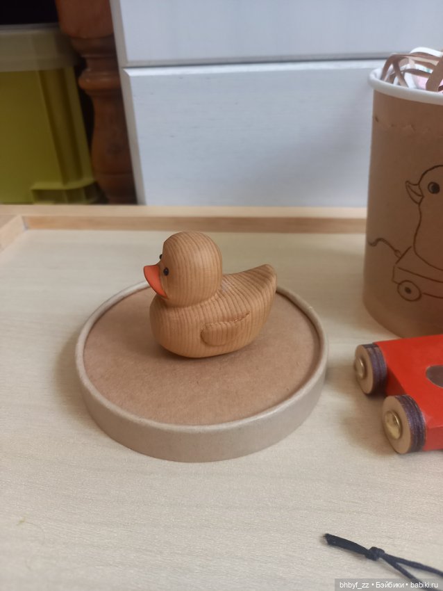 Утя из кедра — Авторские игрушки (фото 5)