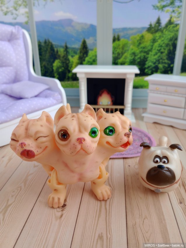 Цербуша и мопс — Коллекционные фигурки