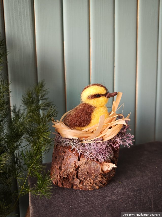 Уточка в гнезде — Авторские игрушки (фото 3)