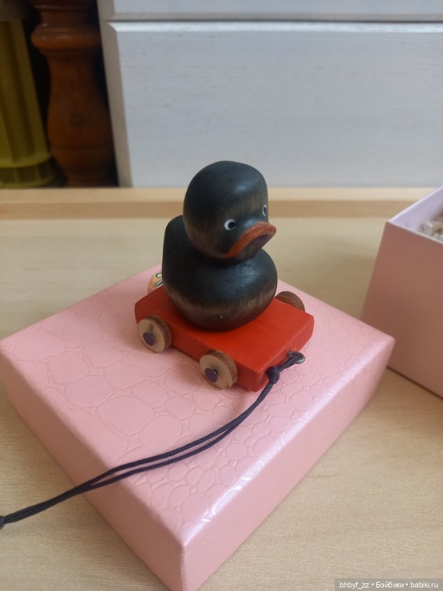 Чёрная утя из липы — Авторские игрушки (фото 2)