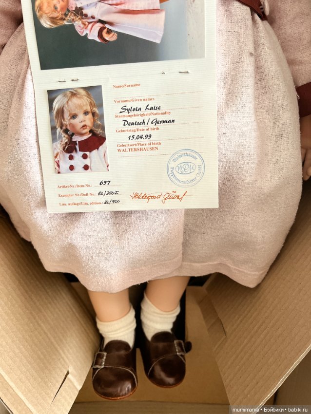 Hildegard Günzel/Хильдегард Гюнцель "Sylvia-Luise" von WPM Award Winner 1999 (фото 5)