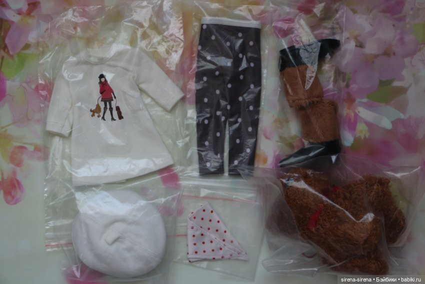 Полный аутфит сиблис Натали Руби Ред, Ruby Red