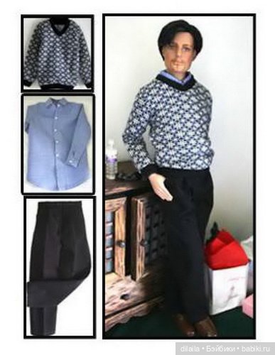 Выкройки для мужских кукол / PDF в натуральную величину / одежда для Matt O'Neill Мэтт Тоннер 43 см (фото 2)