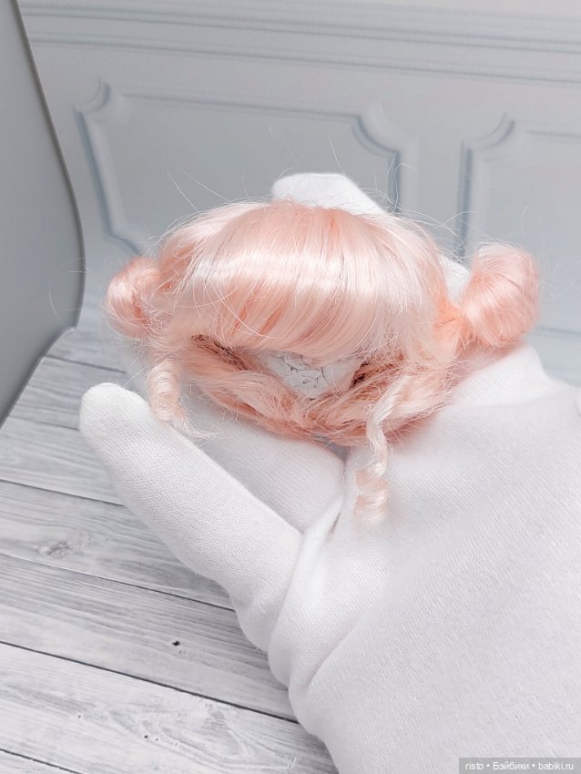 Парик Jusuns размер 6-7 с гульками персиковый блонд (фото 6)
