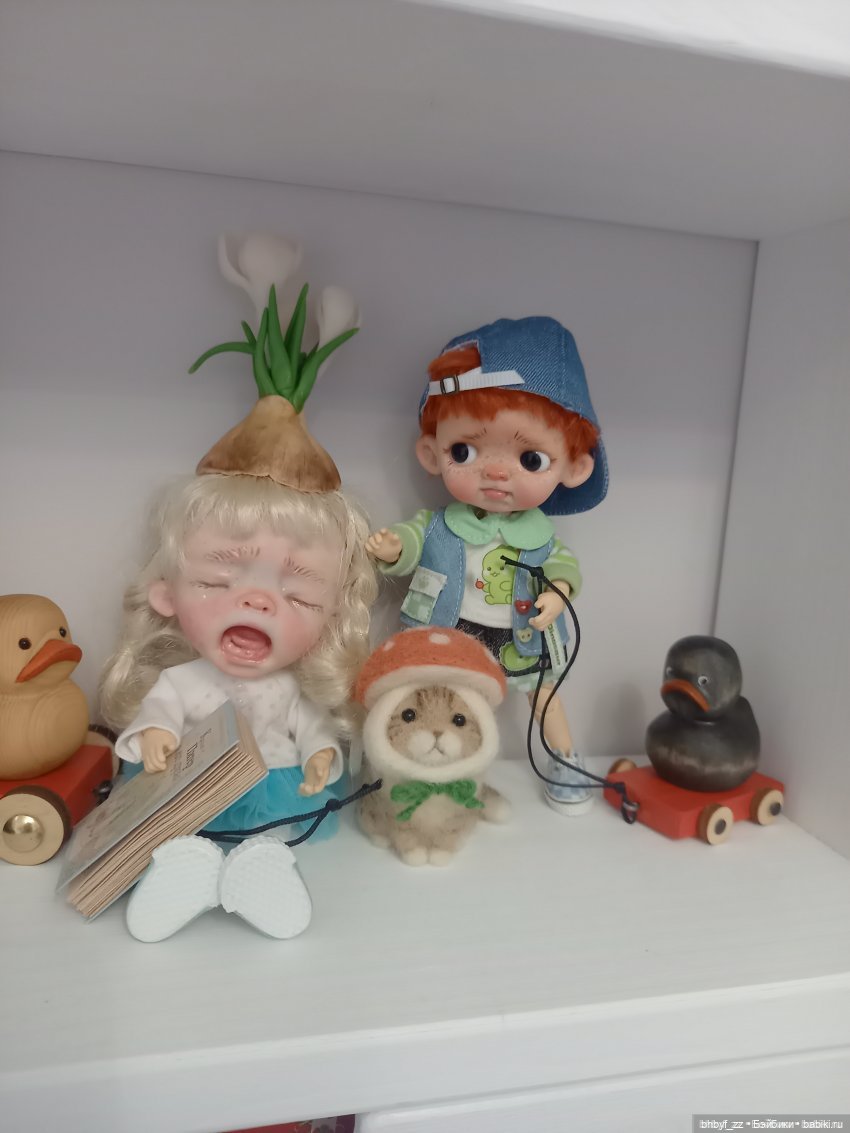 Чёрная утя из липы — Авторские игрушки (фото 8)