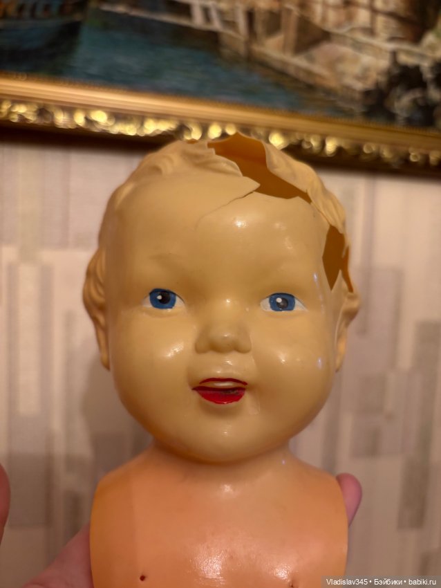 Винтажный редкий бюст — Винтажные куклы и игрушки детства (фото 7)