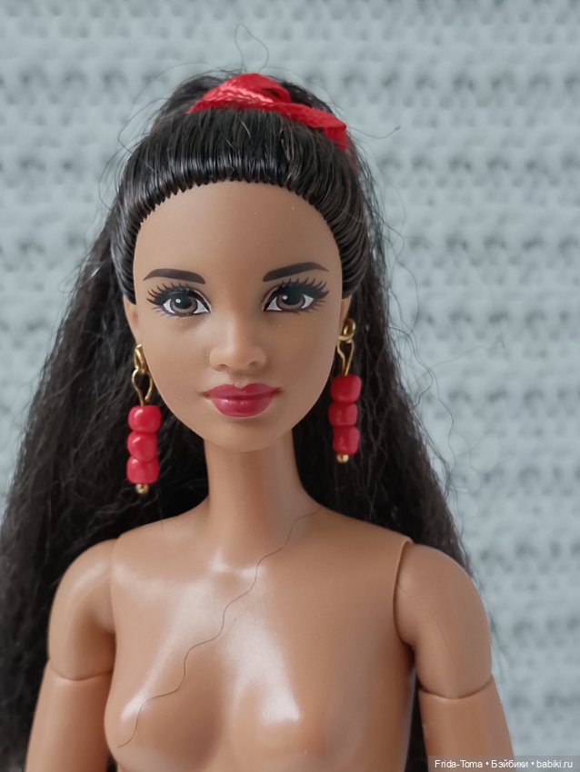 Голова барби фашионистас 56 Мбили мороженка Barbie fashionistas 56