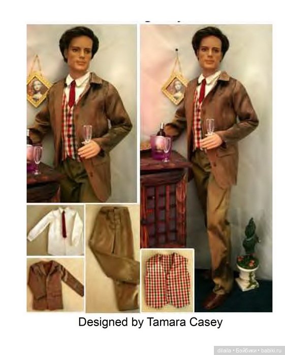 Выкройки для мужских кукол / PDF в натуральную величину / одежда для Matt O'Neill Мэтт Тоннер 43 см (фото 5)