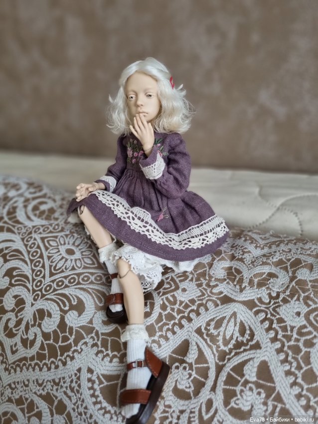 Парик на куклу Птичка Лора натуральный