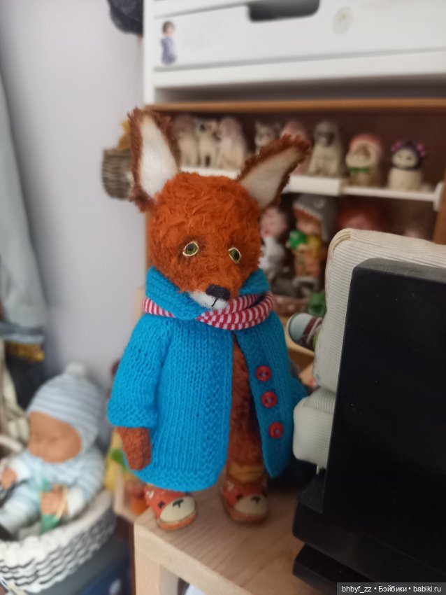 Кудрявый лис от babae4ko — Авторские игрушки (фото 2)