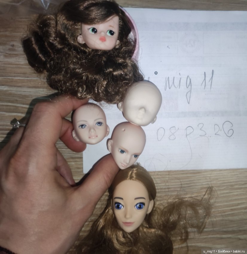 Головы от ликки,licca repro blommor imomo (фото 4)