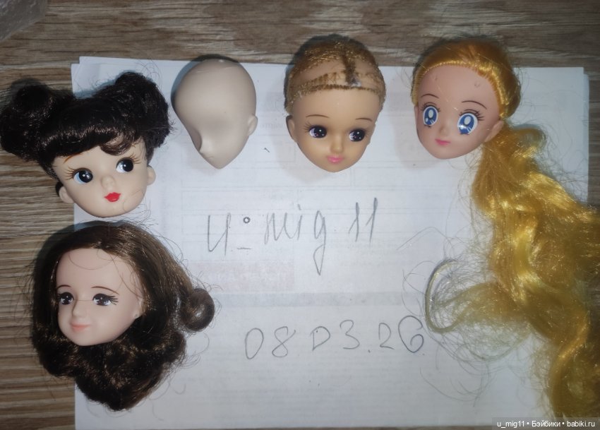 Головы от ликки,licca repro blommor imomo (фото 6)