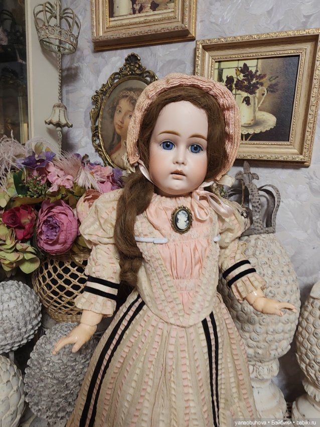 Редкая ранняя антикварная кукла Кестнер лонг фейс (фото 6)