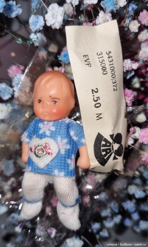 Пупсик ГДР с бирочкой — Винтажные куклы и игрушки детства