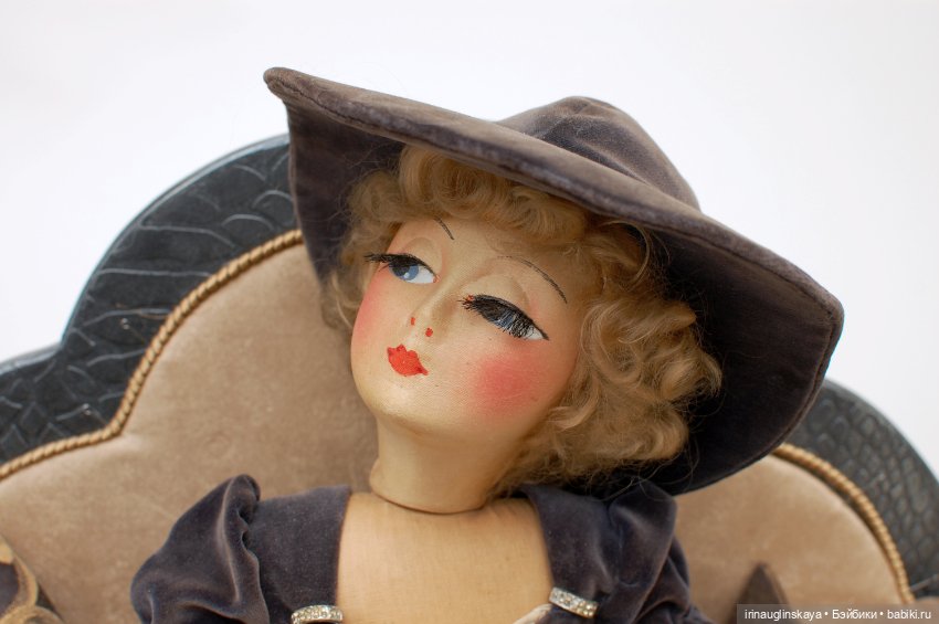 Антикварная будуарная кукла Blossom (фото 2)