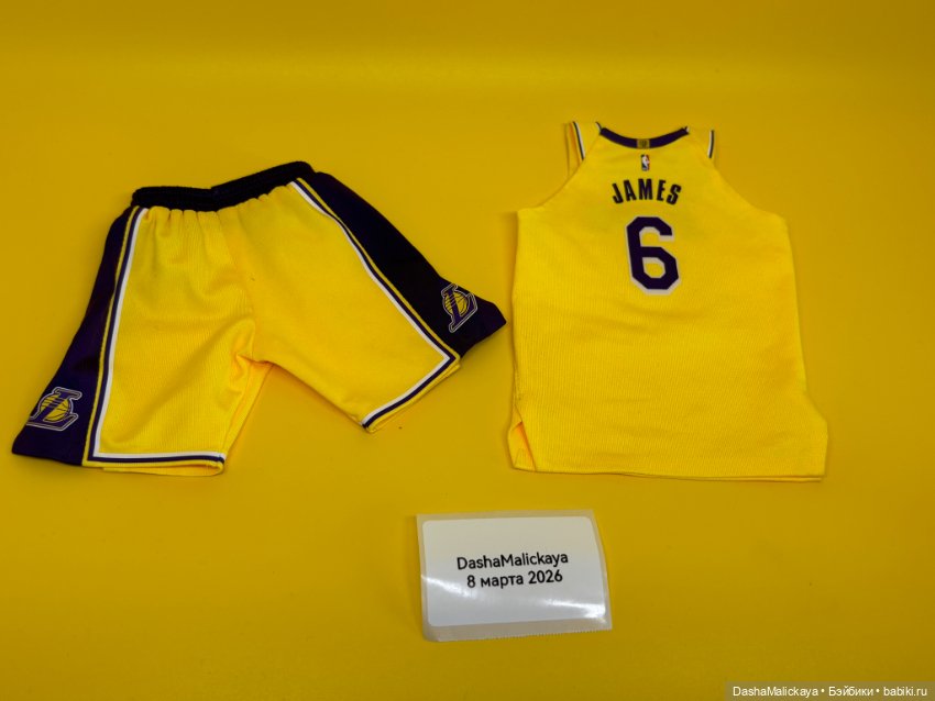 Баскетбольная форма Lakers от Enterbay (фото 3)