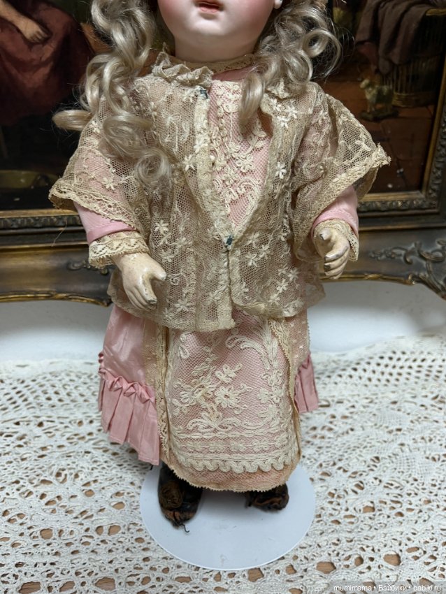Антикварная кукла Жюмо эпохи Премьер рост 40 см Jumeau 6 EJ (фото 5)