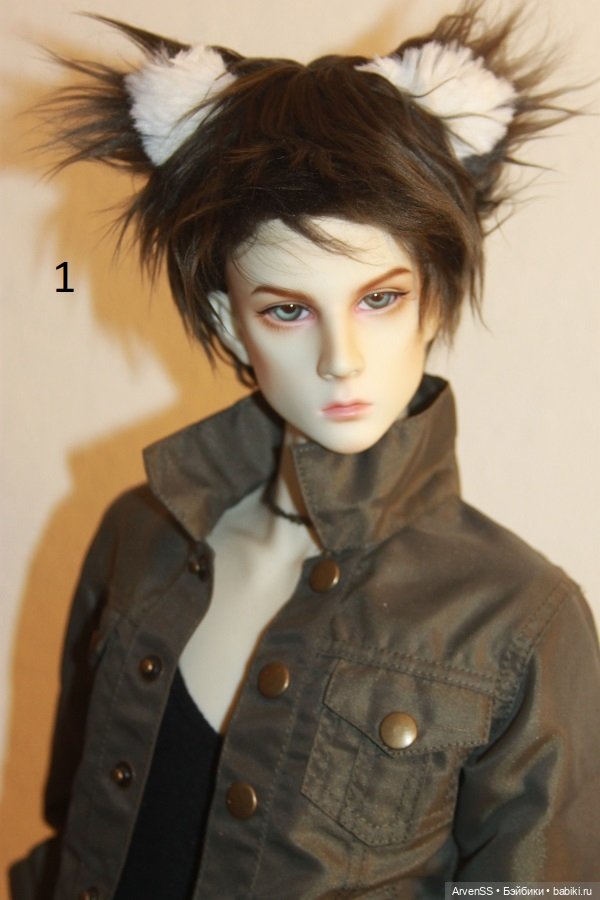 Меховые парики с ушками и без на 7-8, 8-9 дюймов