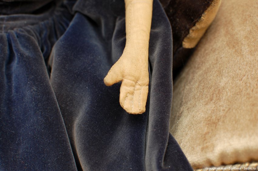 Антикварная будуарная кукла Blossom (фото 7)