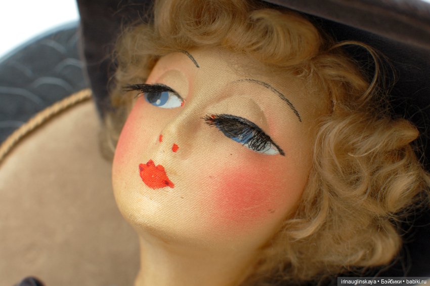 Антикварная будуарная кукла Blossom (фото 3)