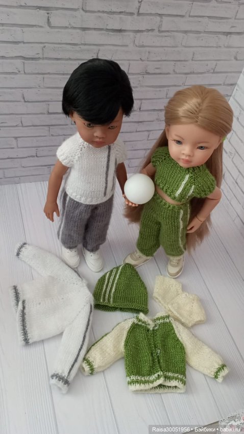 Спортивный костюм для кукол Паола Рейна 32-34 см (фото 5)