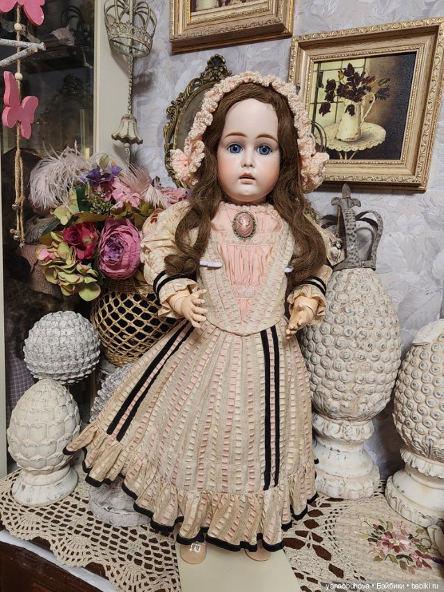 Редкая ранняя антикварная кукла Кестнер лонг фейс (фото 2)
