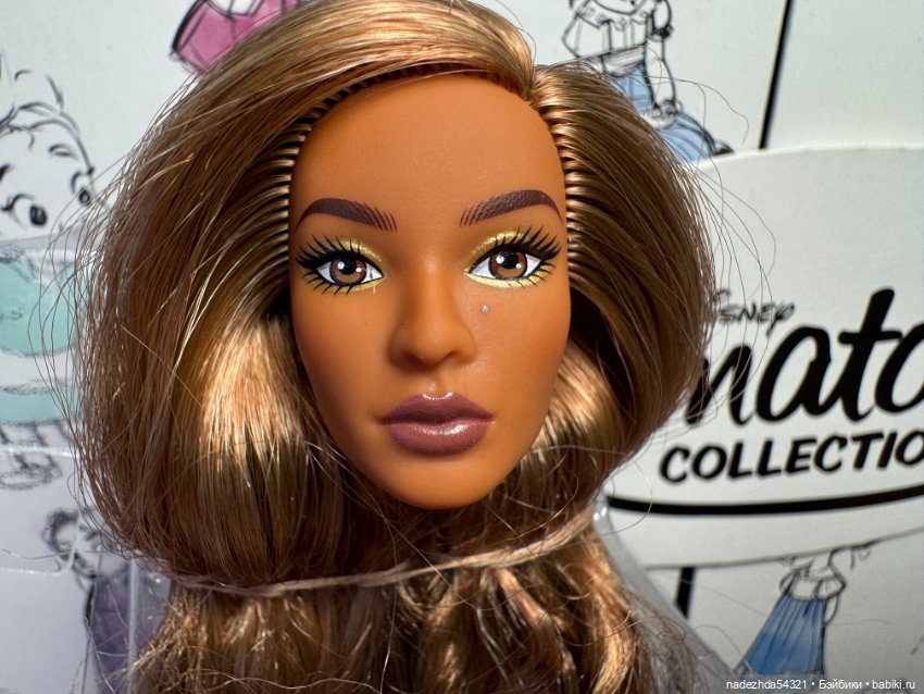 Голова Барби Нишель из конструктора №1 (2) (фото 2)