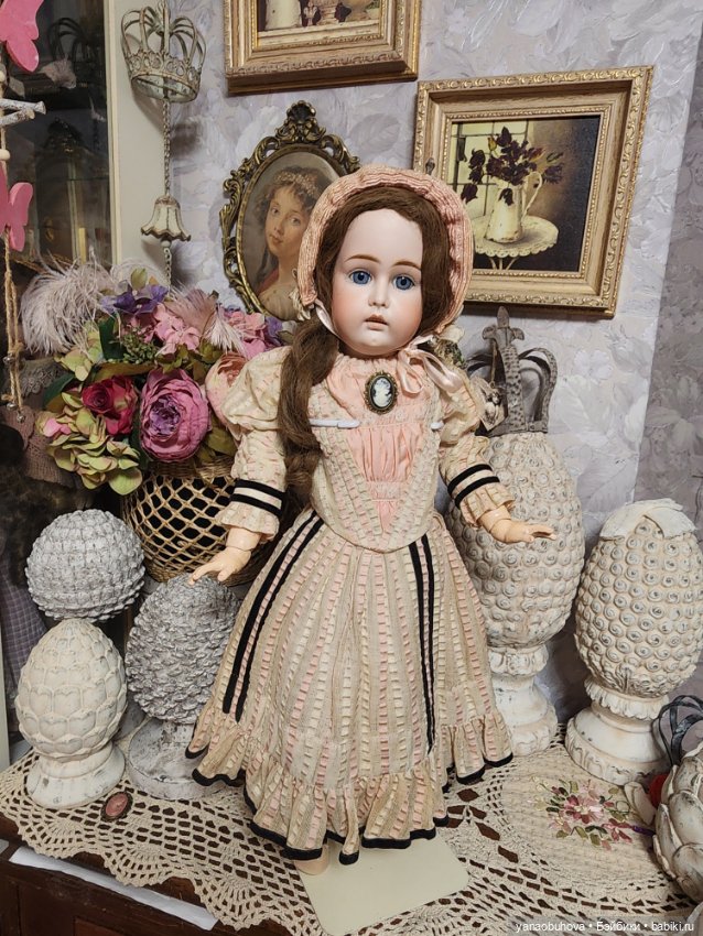 Редкая ранняя антикварная кукла Кестнер лонг фейс (фото 7)