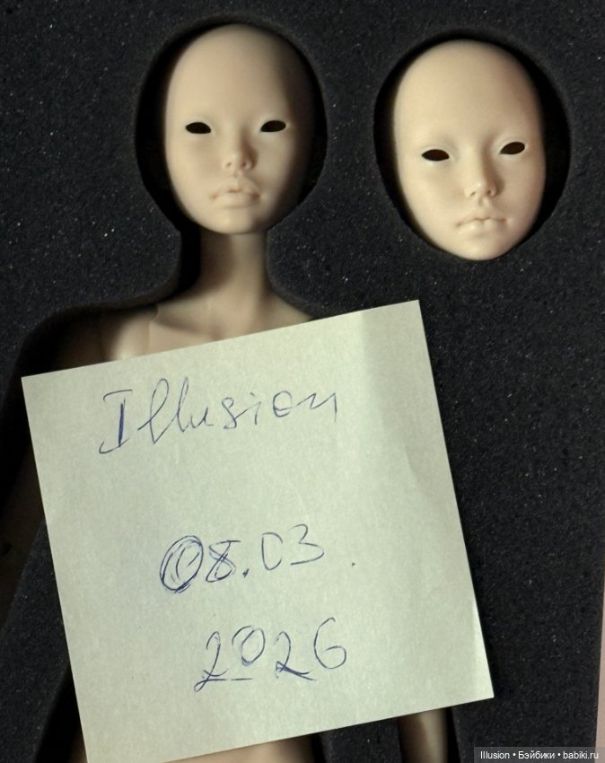 Авторская кукла bjd Calypso Tales 1/4 с тремя лицами (фото 8)