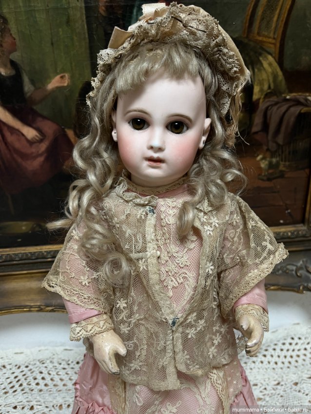 Антикварная кукла Жюмо эпохи Премьер рост 40 см Jumeau 6 EJ (фото 8)