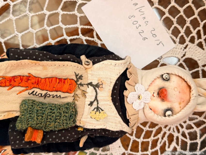 Продаю чудесную зайку — Авторские куклы (фото 5)
