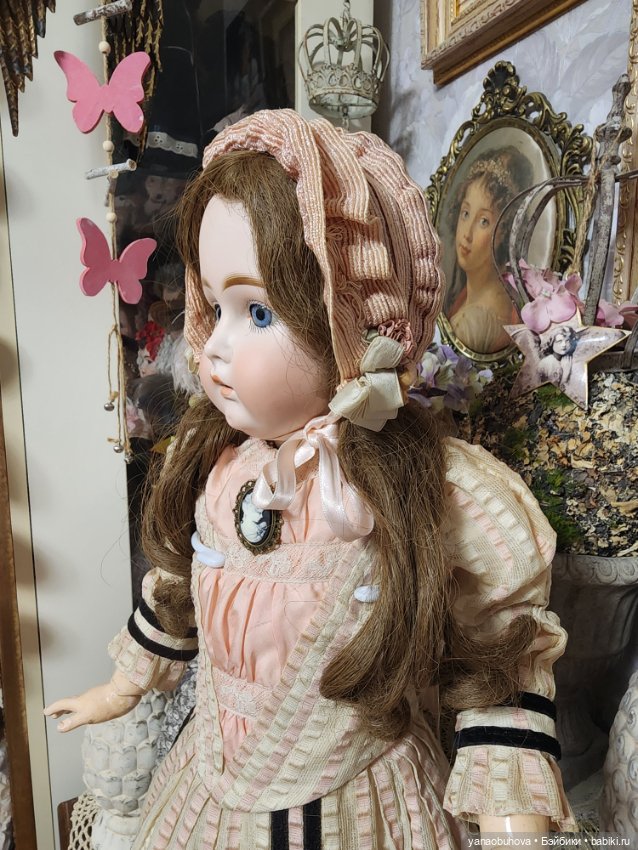 Редкая ранняя антикварная кукла Кестнер лонг фейс (фото 10)